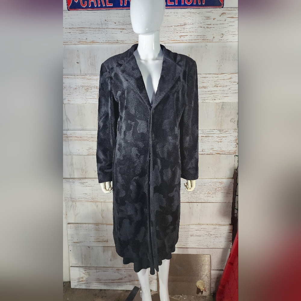 Aldo Faux Fur BKACK print coat‎ @12